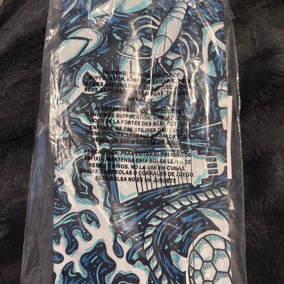 Vera Bradley Blue and Black Graphic ´Dirty Bag’ - Picture 3 of 3